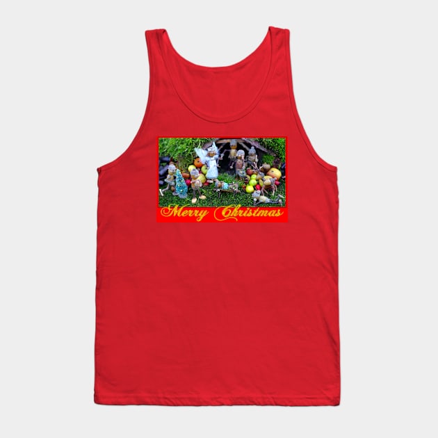 The Acorn People Christmas Card Tank Top by Simon-dell